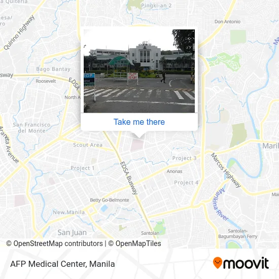 AFP Medical Center map