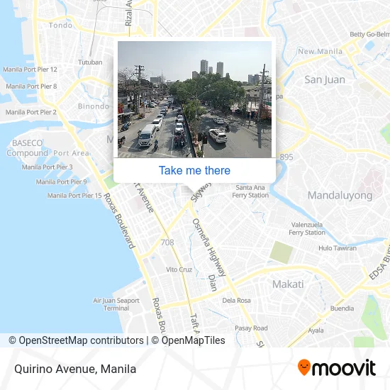 Quirino Avenue map
