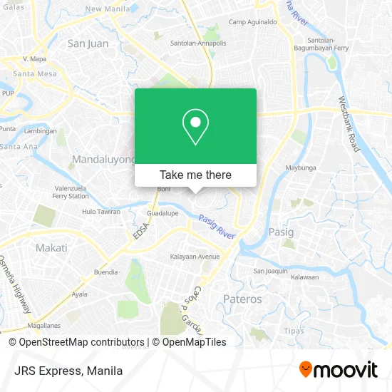 JRS Express map