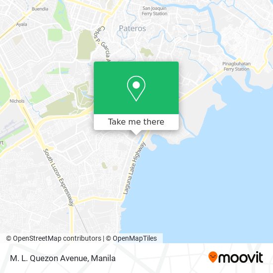 M. L. Quezon Avenue map