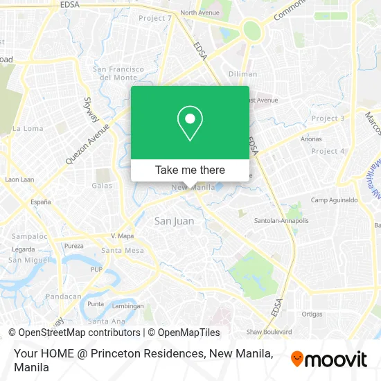Your HOME @ Princeton Residences, New Manila map