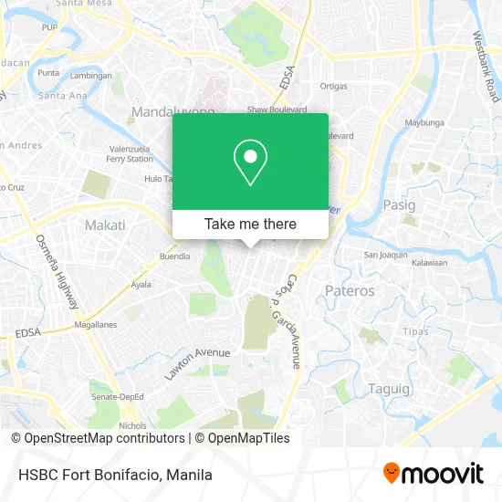 HSBC Fort Bonifacio map