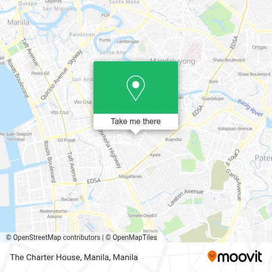 The Charter House, Manila map