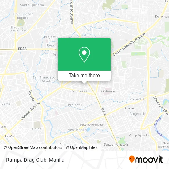 Rampa Drag Club map