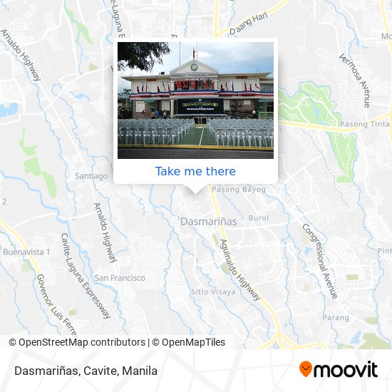 Dasmariñas, Cavite map