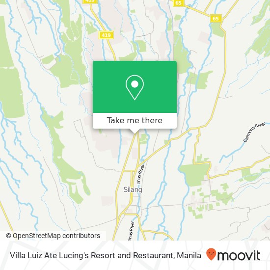 Villa Luiz Ate Lucing's Resort and Restaurant map