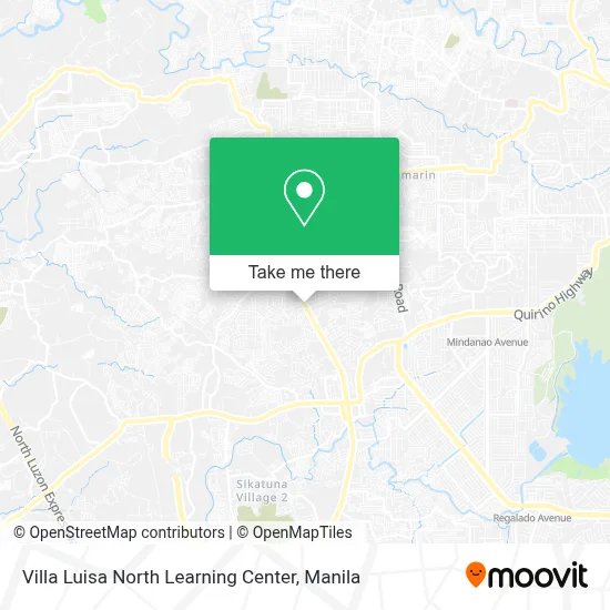 Villa Luisa North Learning Center map