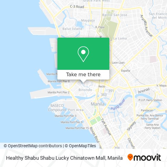 Healthy Shabu Shabu Lucky Chinatown Mall map