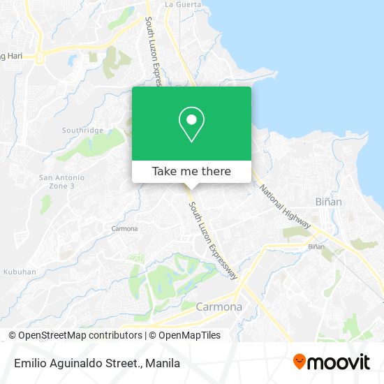 Emilio Aguinaldo Street. map
