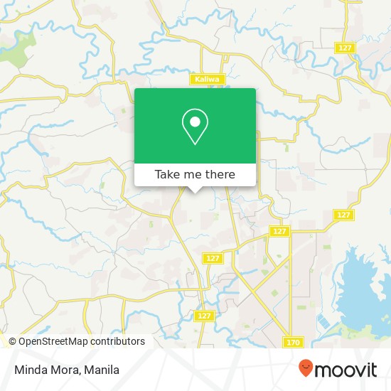 Minda Mora map