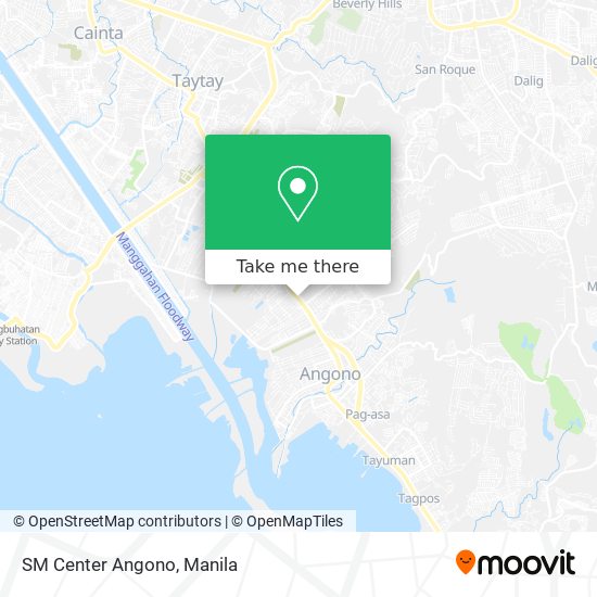 SM Center Angono map