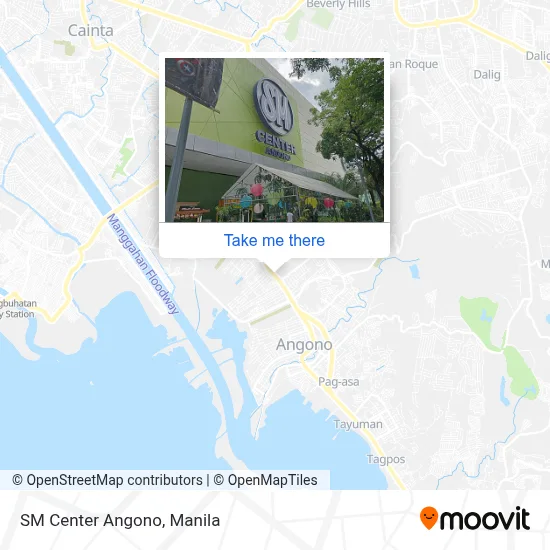 SM Center Angono map