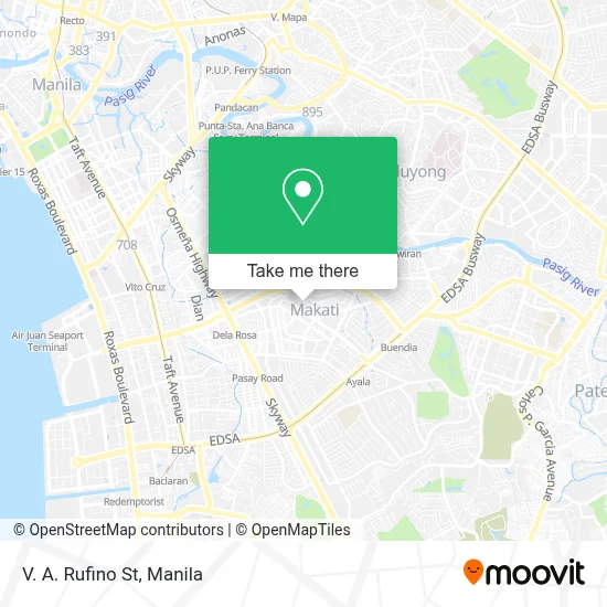 V. A. Rufino St map