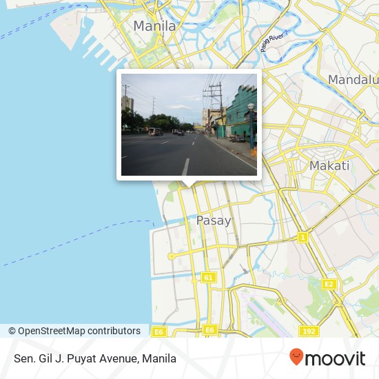 Sen. Gil J. Puyat Avenue map