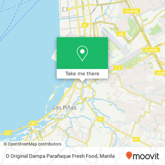 D Original Dampa Parañaque Fresh Food map