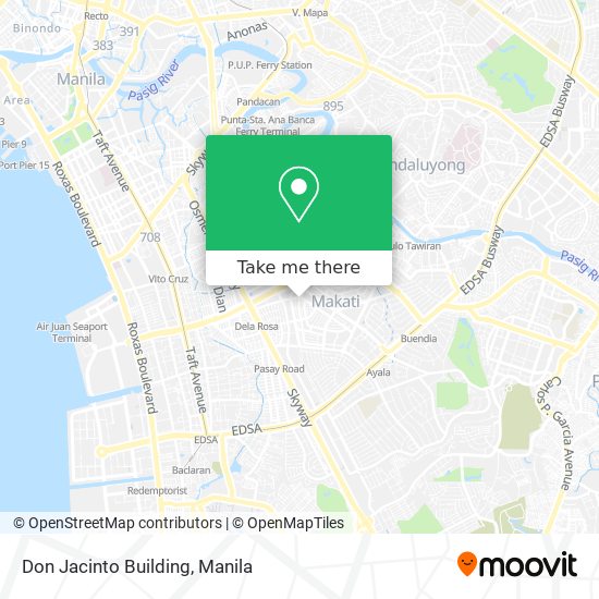 Don Jacinto Building map