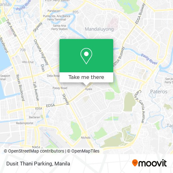 Dusit Thani Parking map