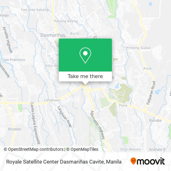 Royale Satellite Center Dasmariñas Cavite map
