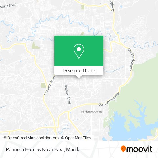 Palmera Homes Nova East map