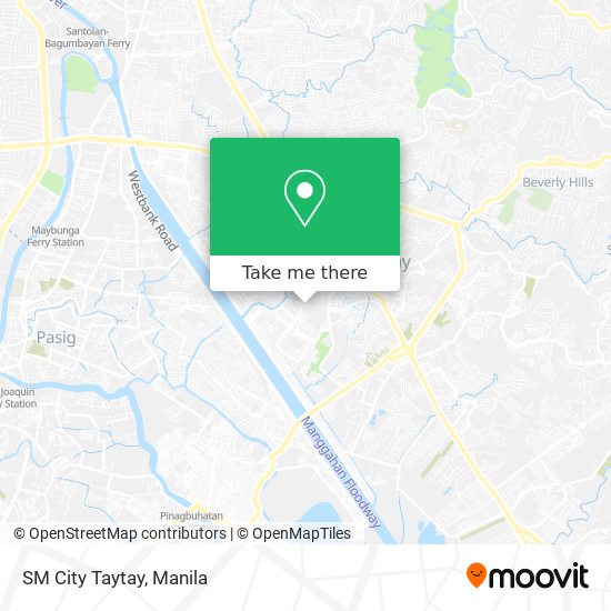 SM City Taytay map