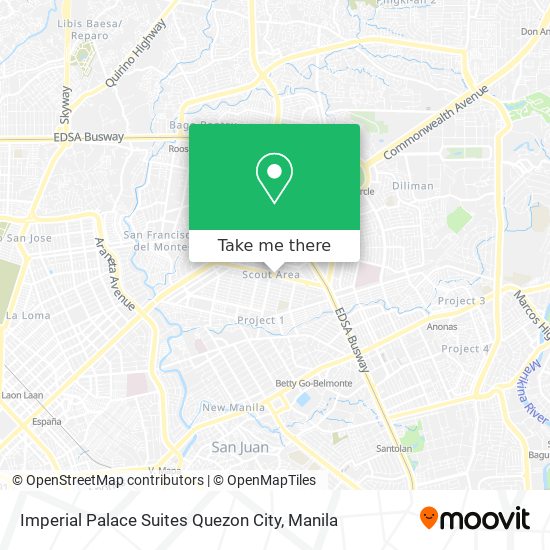 Imperial Palace Suites Quezon City map