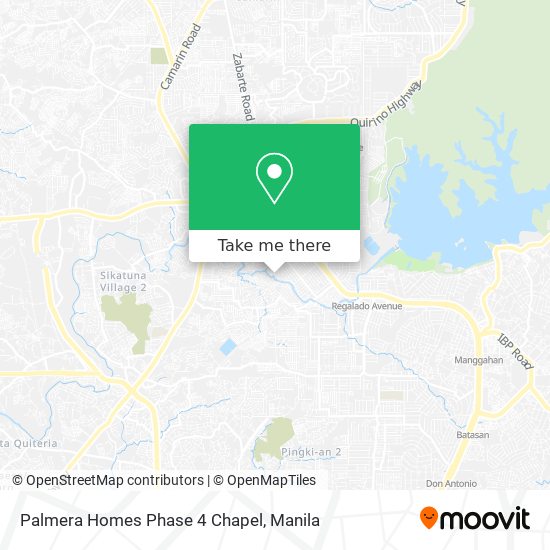 Palmera Homes Phase 4 Chapel map