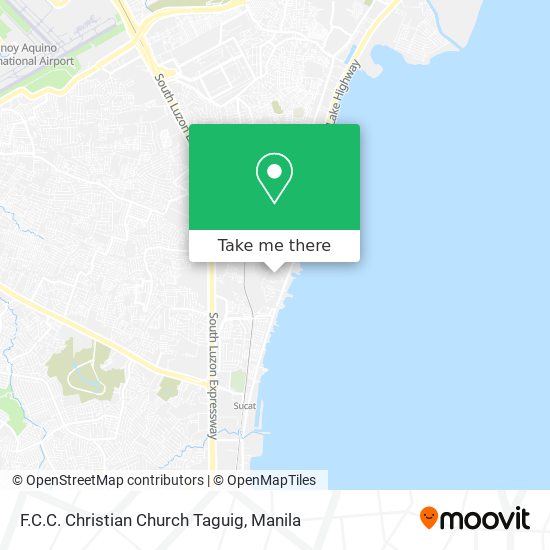 F.C.C. Christian Church Taguig map