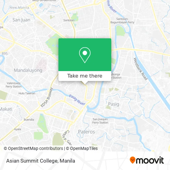 Asian Summit College map