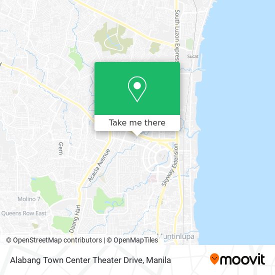 Alabang Town Center Theater Drive map