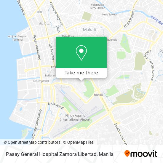 Pasay General Hospital Zamora Libertad map
