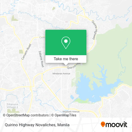 Quirino Highway Novaliches map