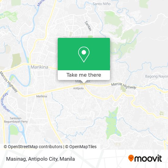 Masinag, Antipolo City map