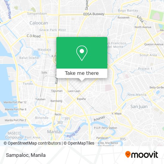 Sampaloc map