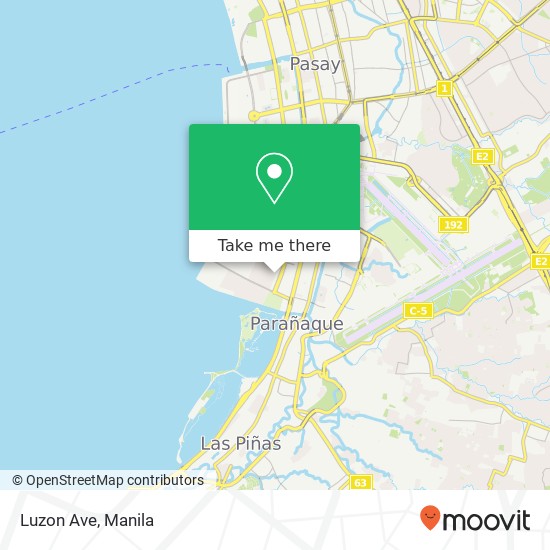 Luzon Ave map