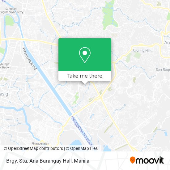 Brgy. Sta. Ana Barangay Hall map