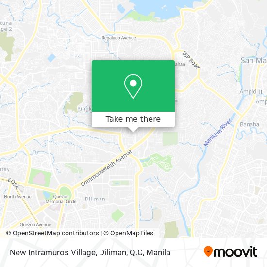 New Intramuros Village, Diliman, Q.C map