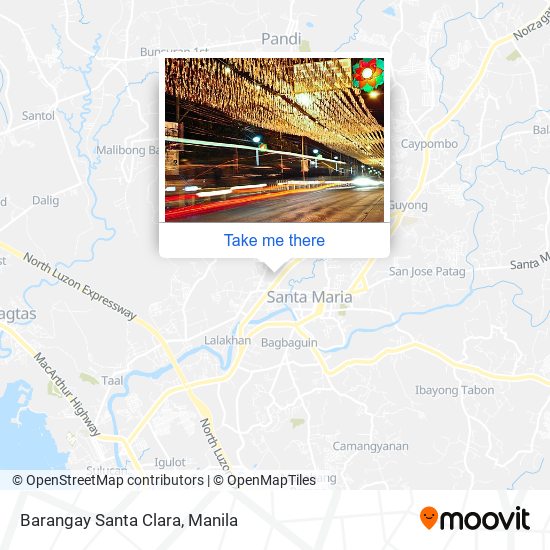 Barangay Santa Clara map
