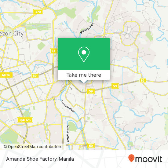 Amanda Shoe Factory map