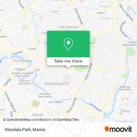 Mandala Park map