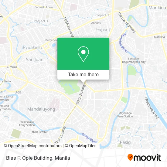 Blas F. Ople Building map