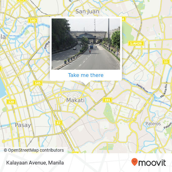 Kalayaan Avenue map
