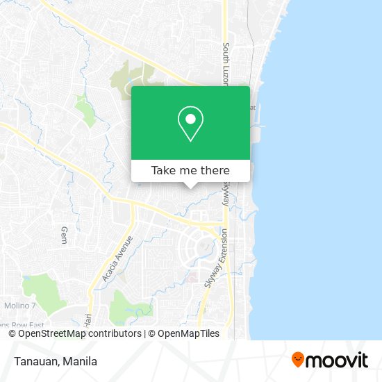 Tanauan map