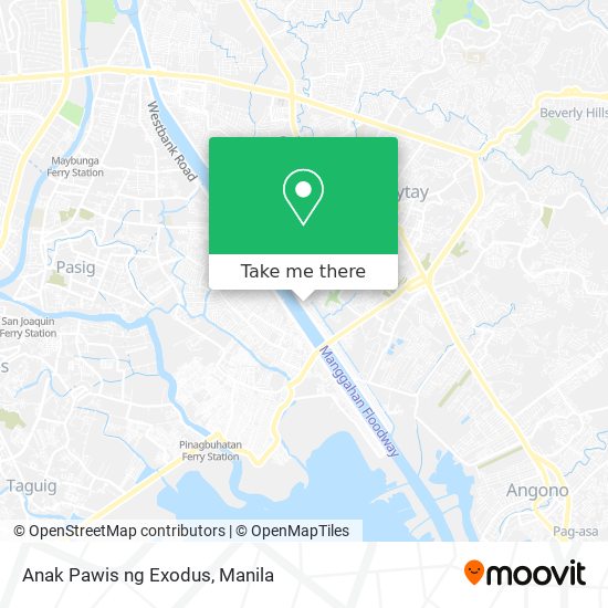 Anak Pawis ng Exodus map