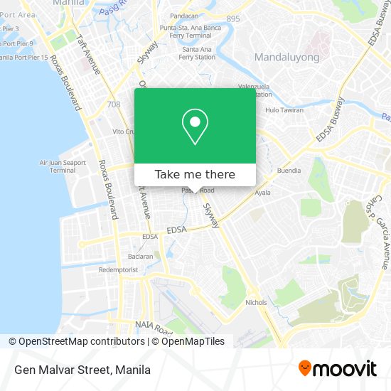 Gen Malvar Street map