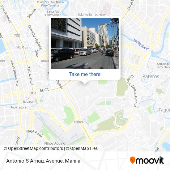 Antonio S Arnaiz Avenue map