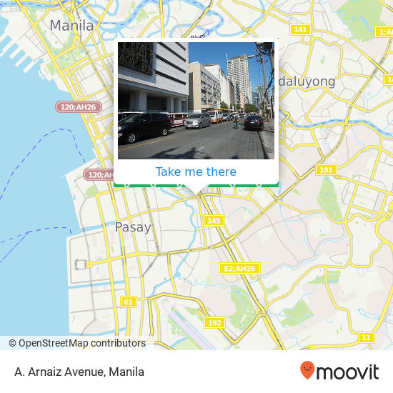 A. Arnaiz Avenue map