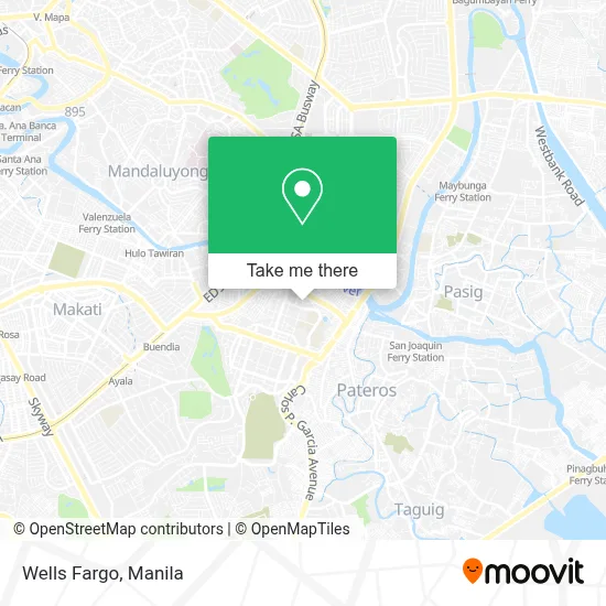 Wells Fargo map