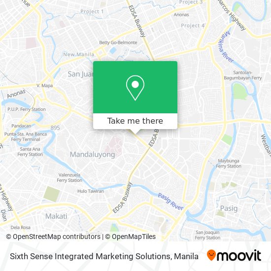 Sixth Sense Integrated Marketing Solutions map
