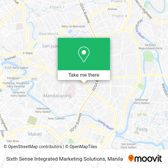 Sixth Sense Integrated Marketing Solutions map