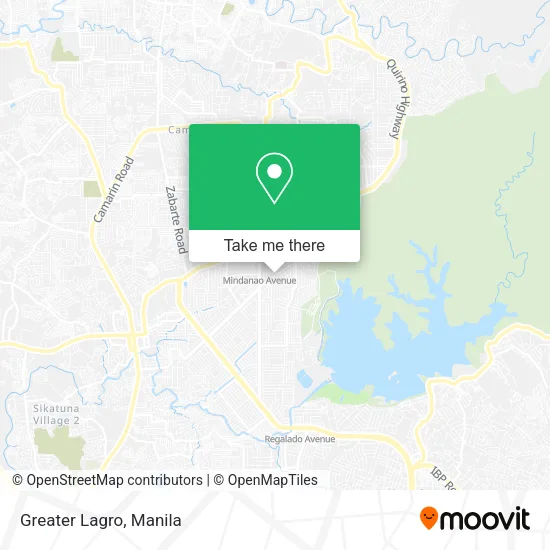 Greater Lagro map